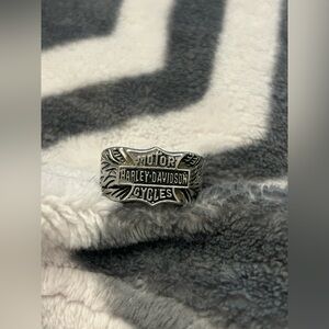 Vintage Motor Harley Davidson Ring sterling silver